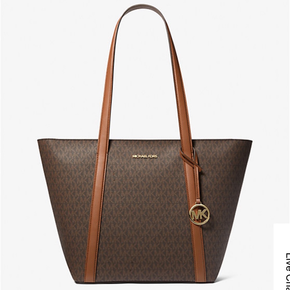 MICHAEL KORS
Pratt Large Signature Logo Tote Shoulder Bag
COLOR BROWN
NWT